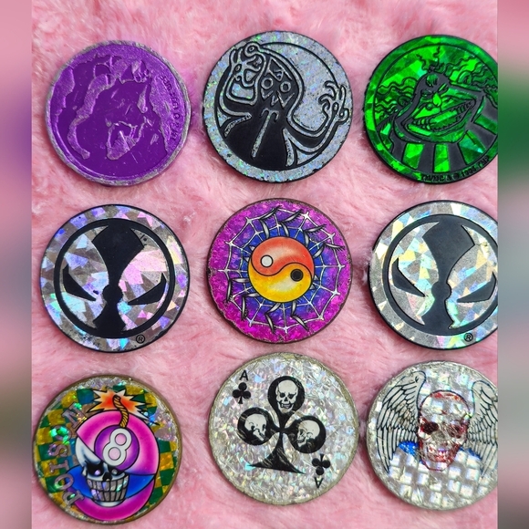 Vintage 1994 POGS Slammers Set of 21 - Picture 3 of 6